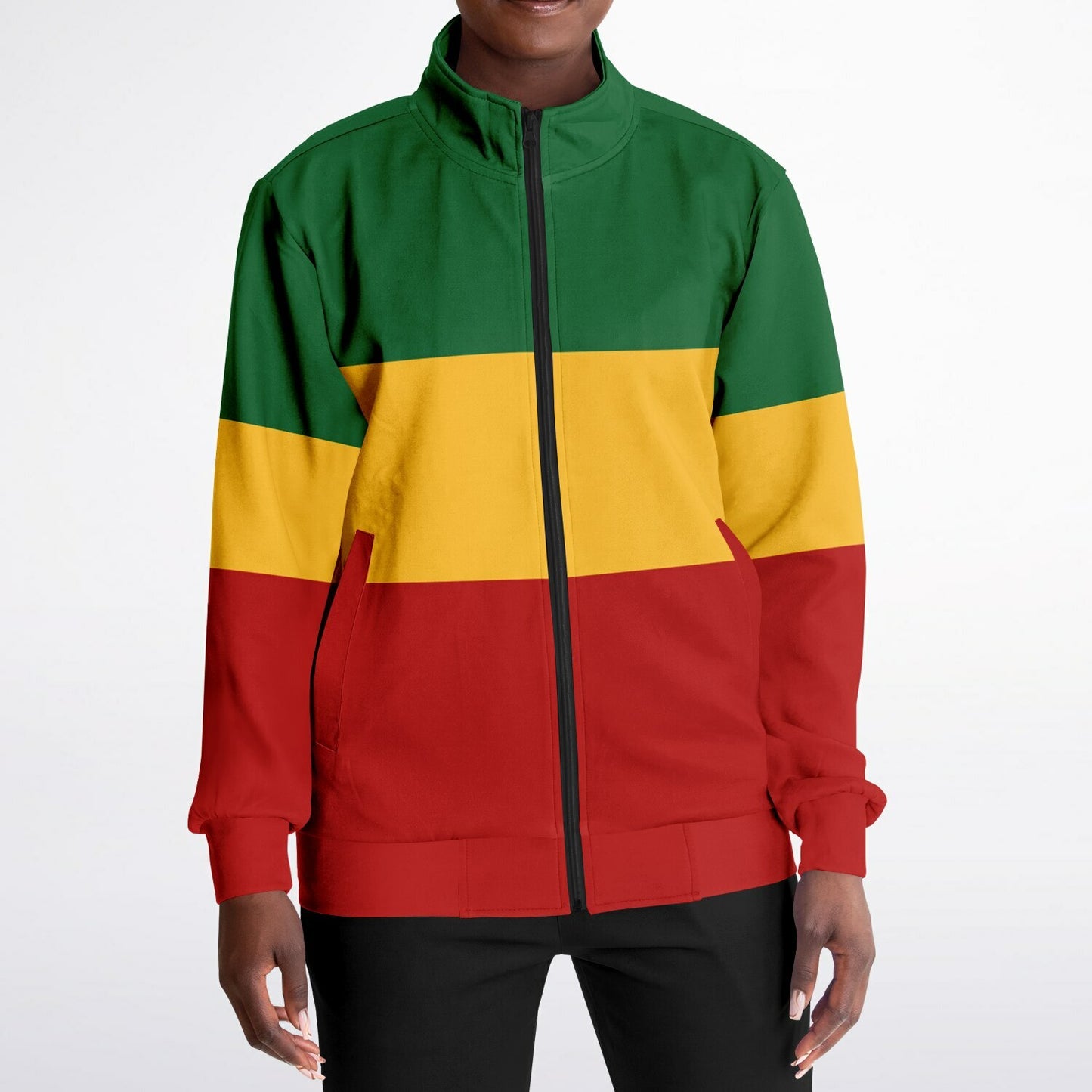 Rasta Track Jacket - Ocho Rios Stripe - Athletic