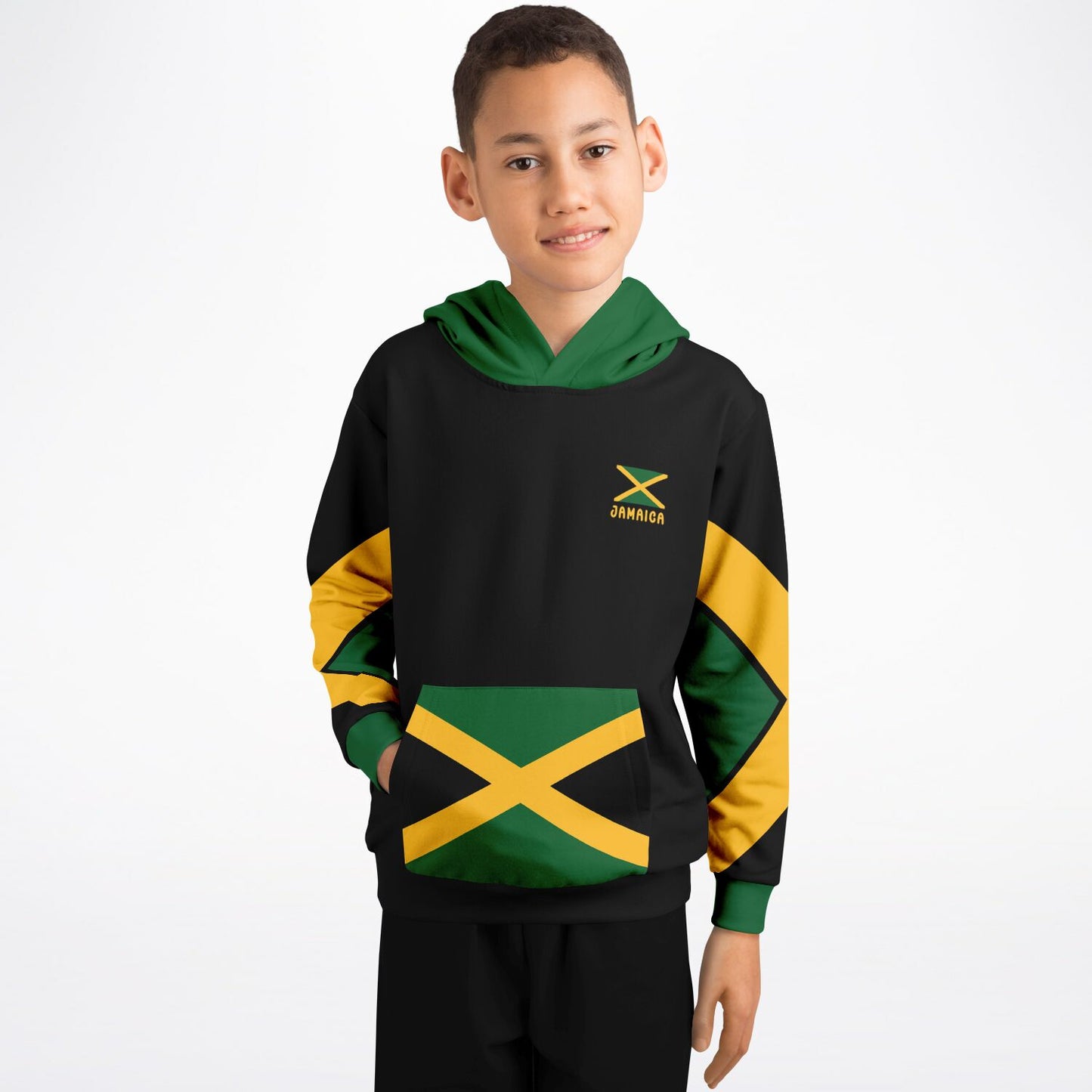 Jamaica Kids Hoodie - AOP