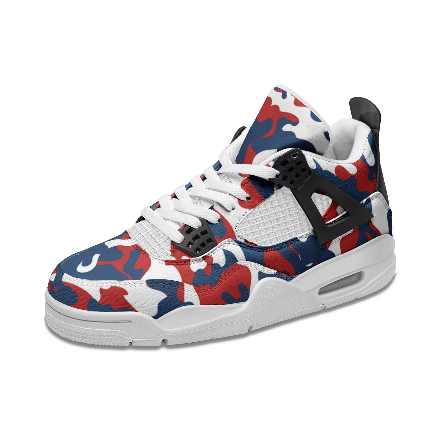 USA Camo Mid Shoes with camo print