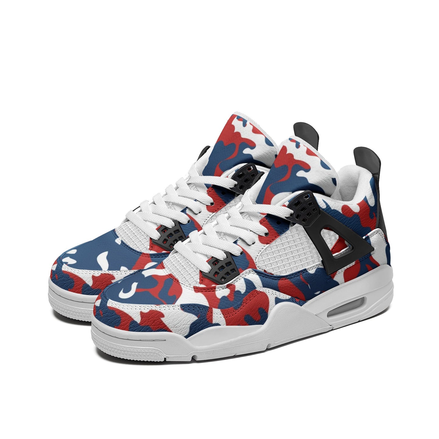 USA Camo Mid Shoes with camo print