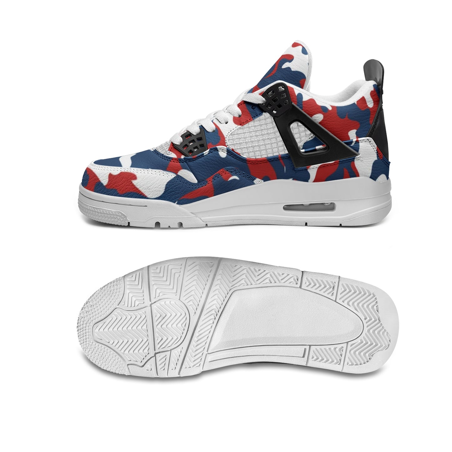 USA Camo Mid Shoes with camo print