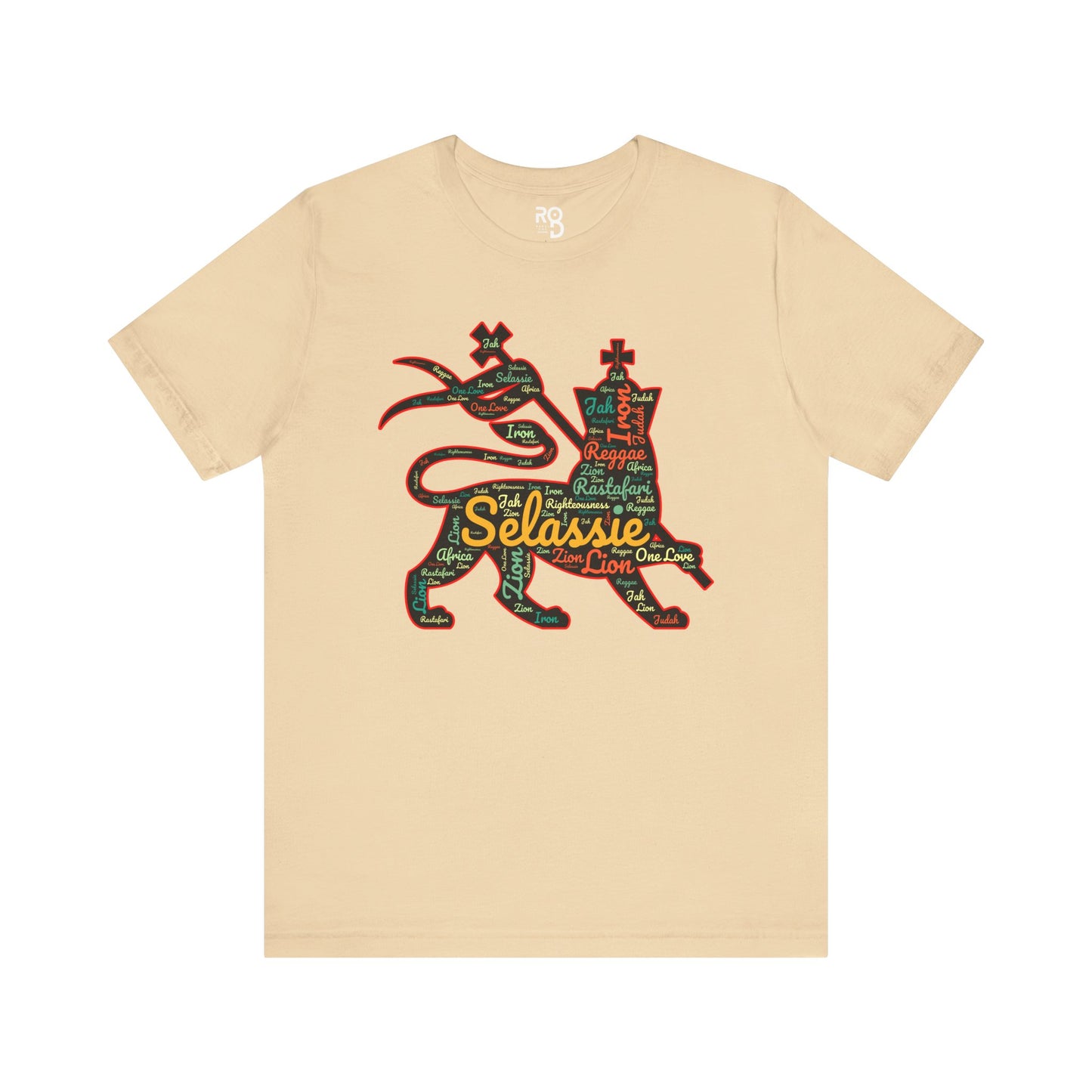Rasta Lion Of Judah Cotton T-Shirt