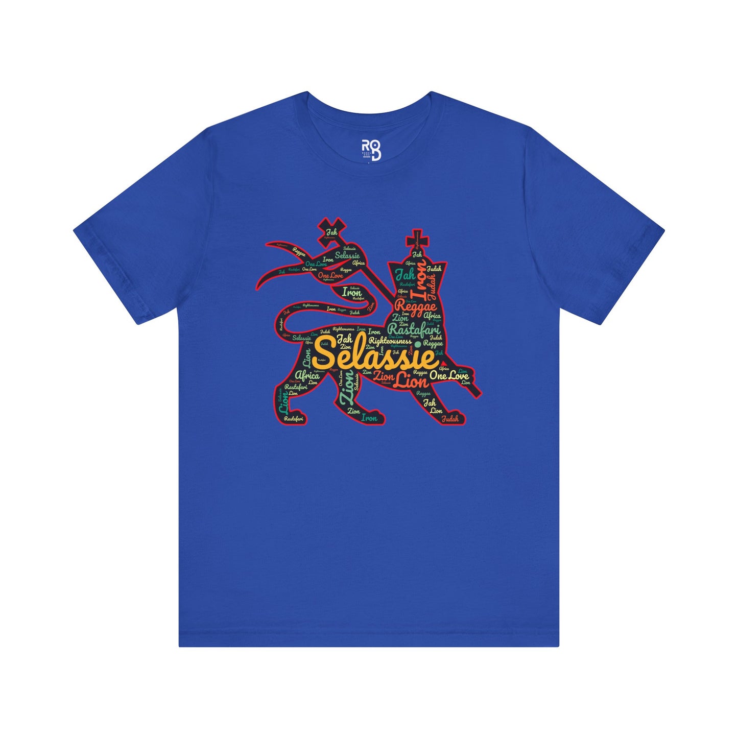 Rasta Lion Of Judah Cotton T-Shirt