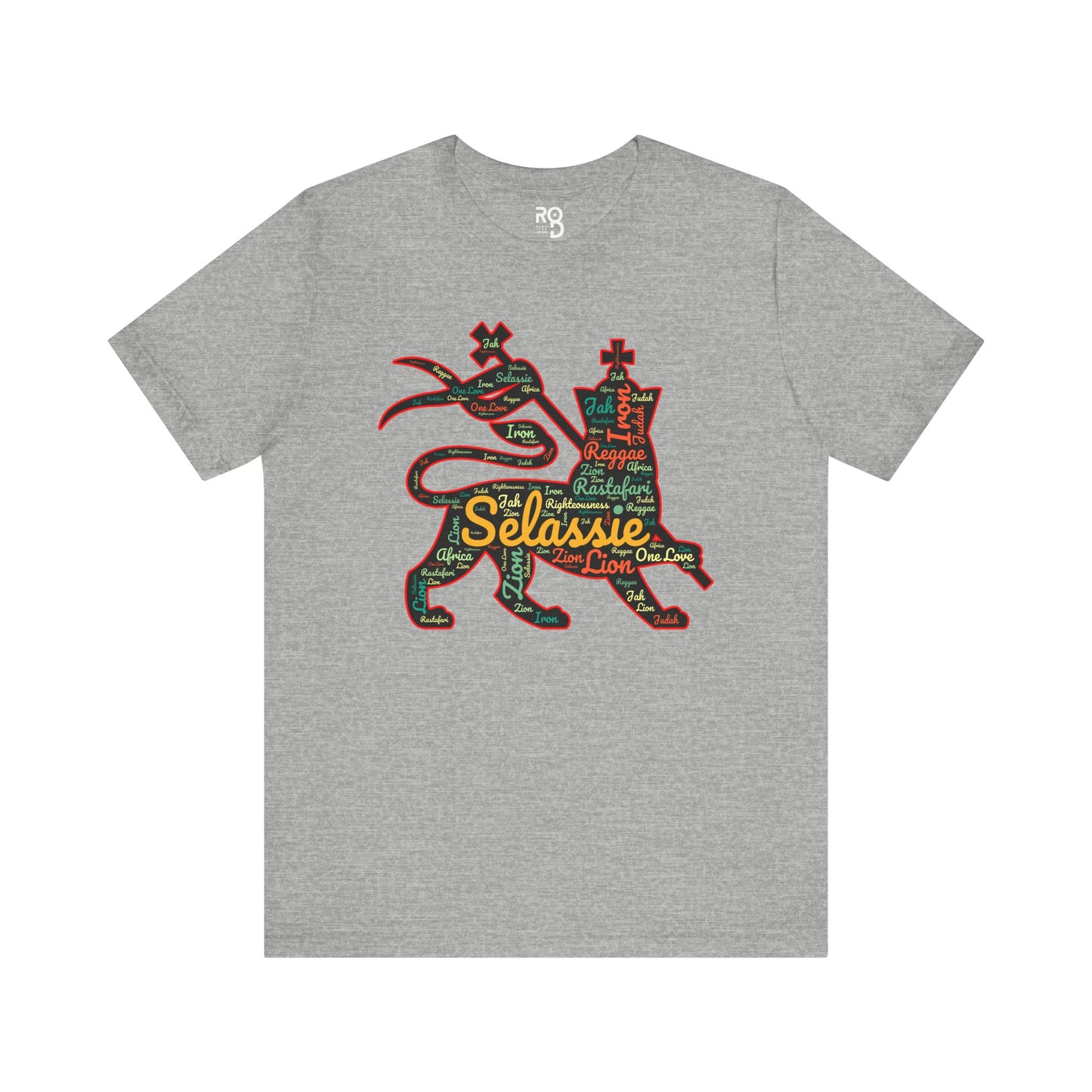 Rasta Lion Of Judah Cotton T-Shirt