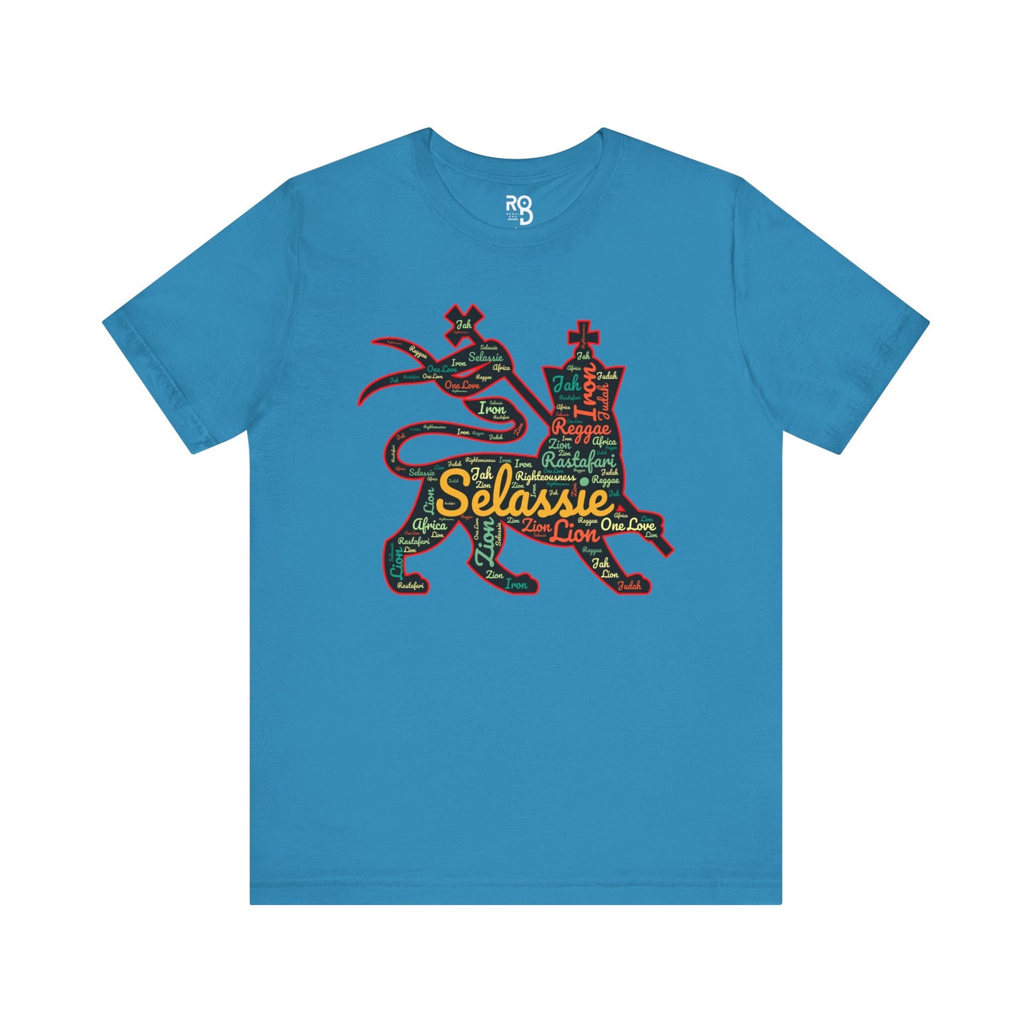 Rasta Lion Of Judah Cotton T-Shirt