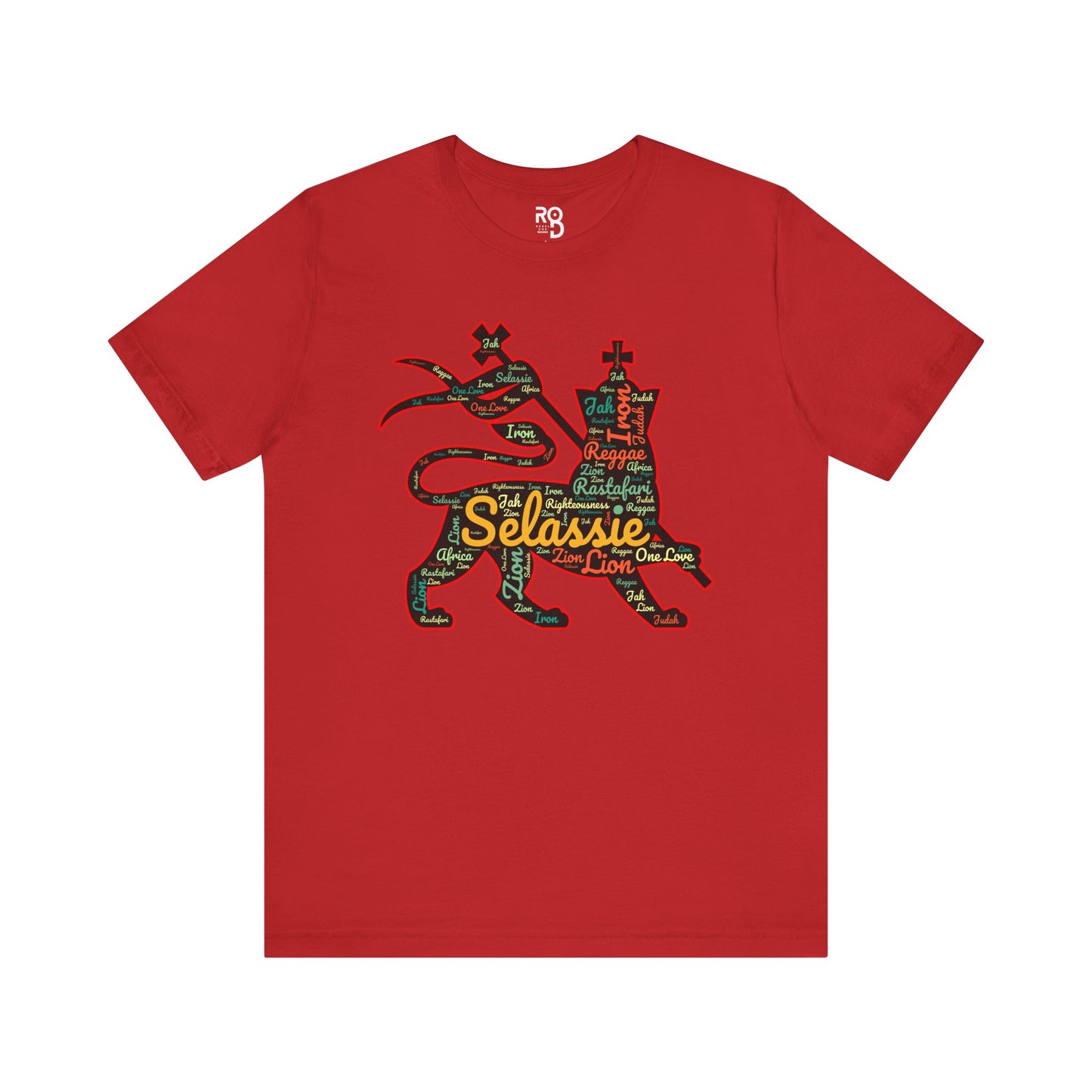 Rasta Lion Of Judah Cotton T-Shirt