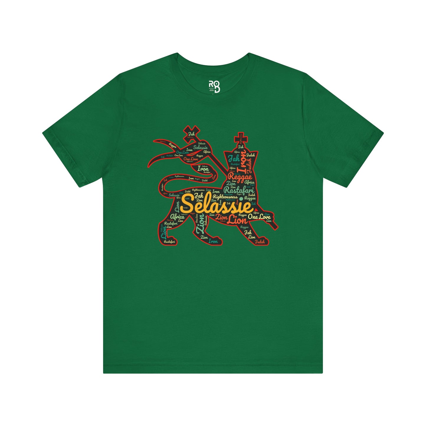 Rasta Lion Of Judah Cotton T-Shirt