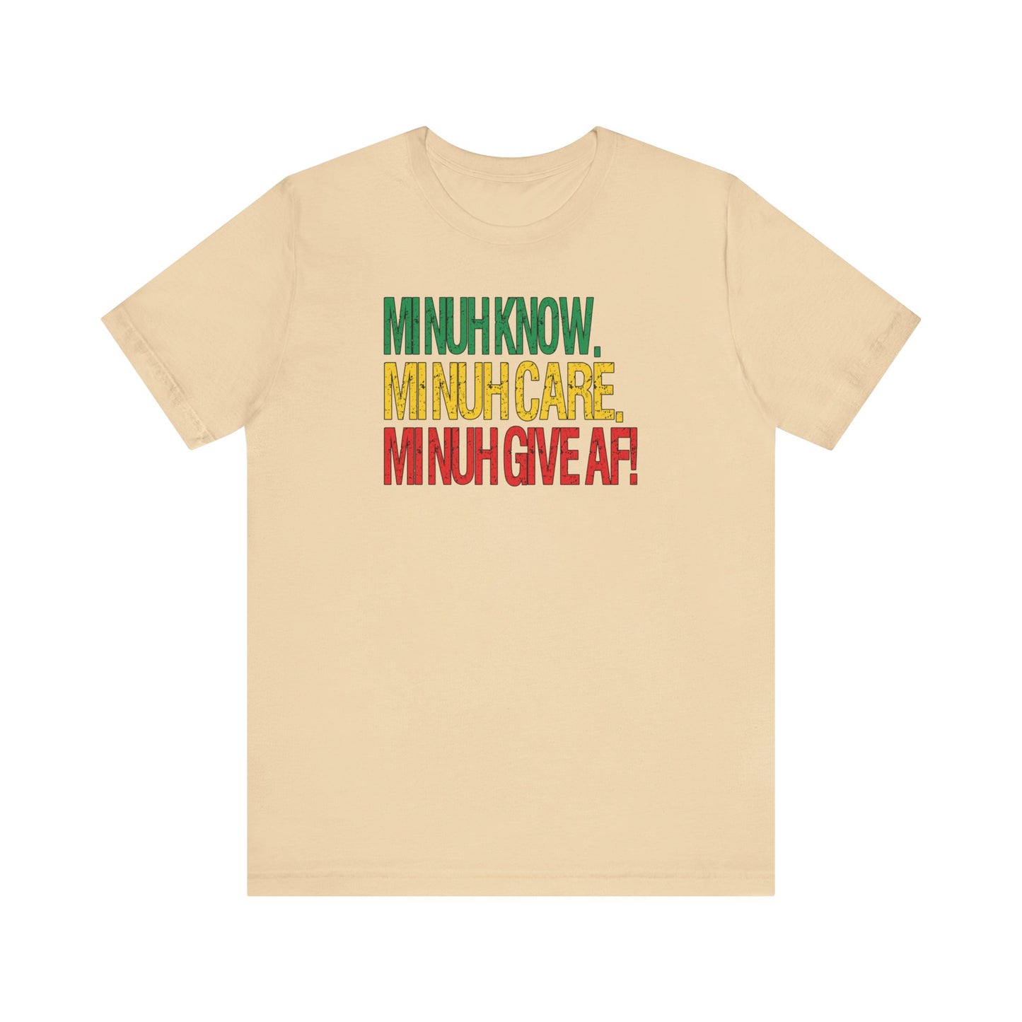 Rasta Colors IDK IDC IDGAF Tee