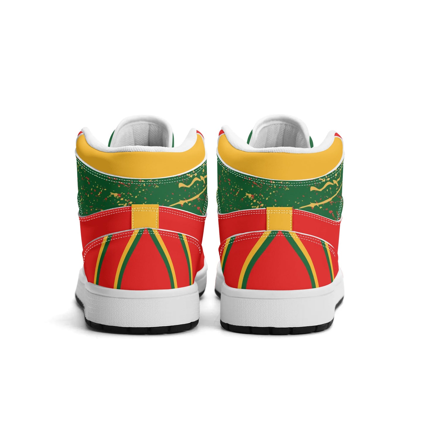 Lion of Judah Red Shoes with lion graphic in red colorway