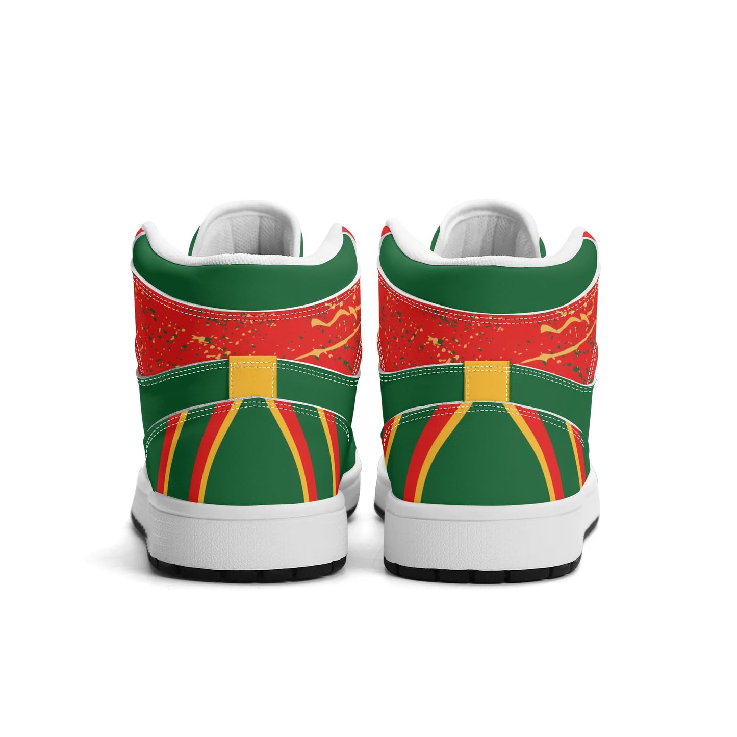 Lion of Judah Green Shoes with lion graphic in green colorway