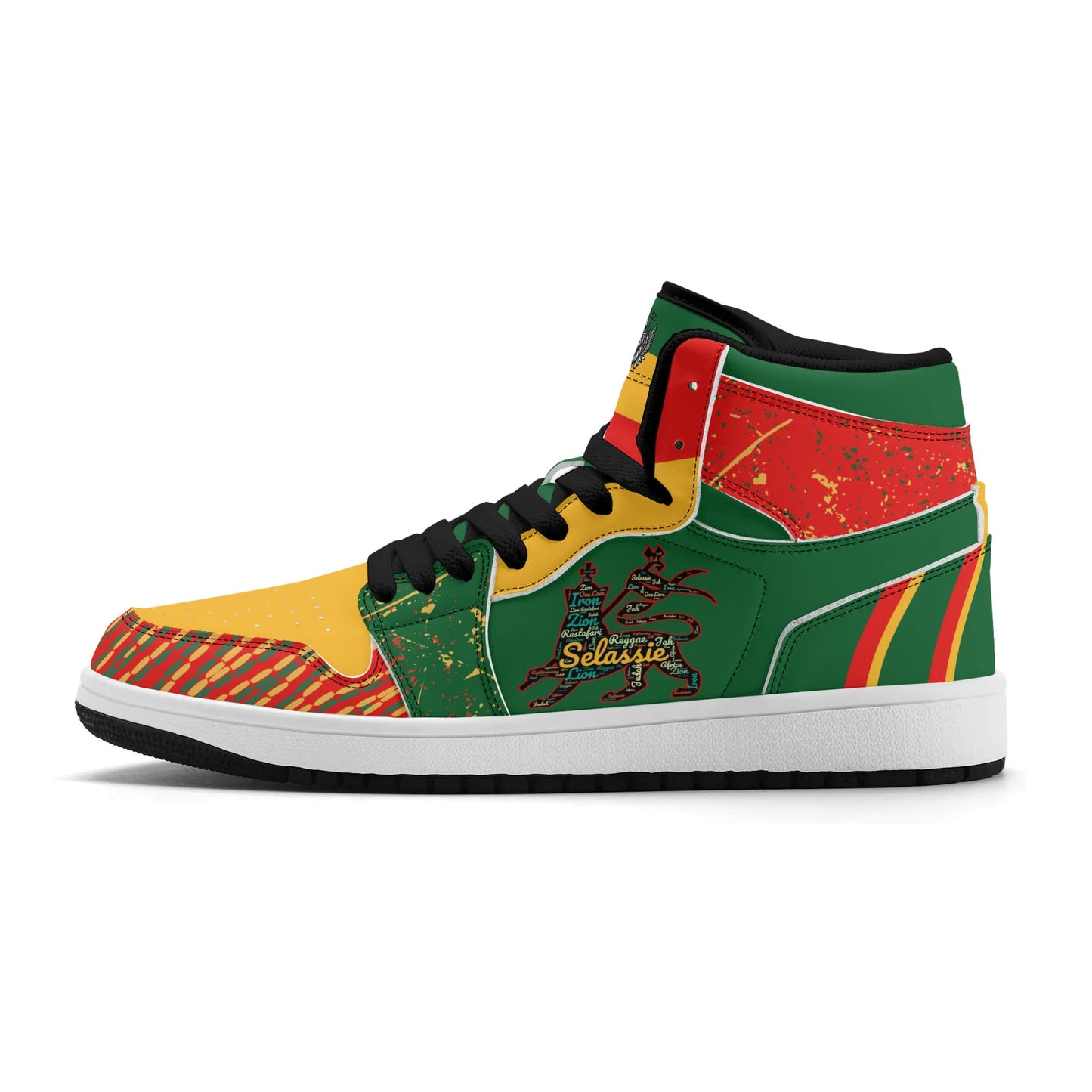 Lion of Judah Green Shoes Jamrock Classics High