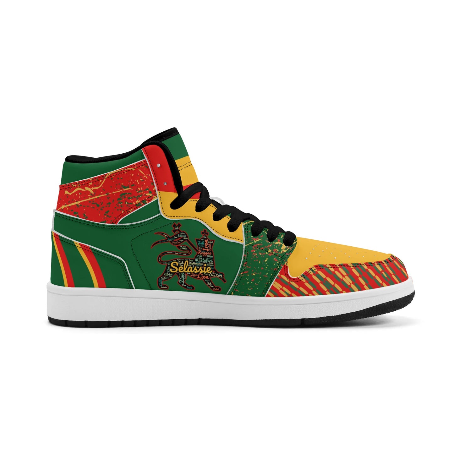 Lion of Judah Green Shoes with lion graphic in green colorway