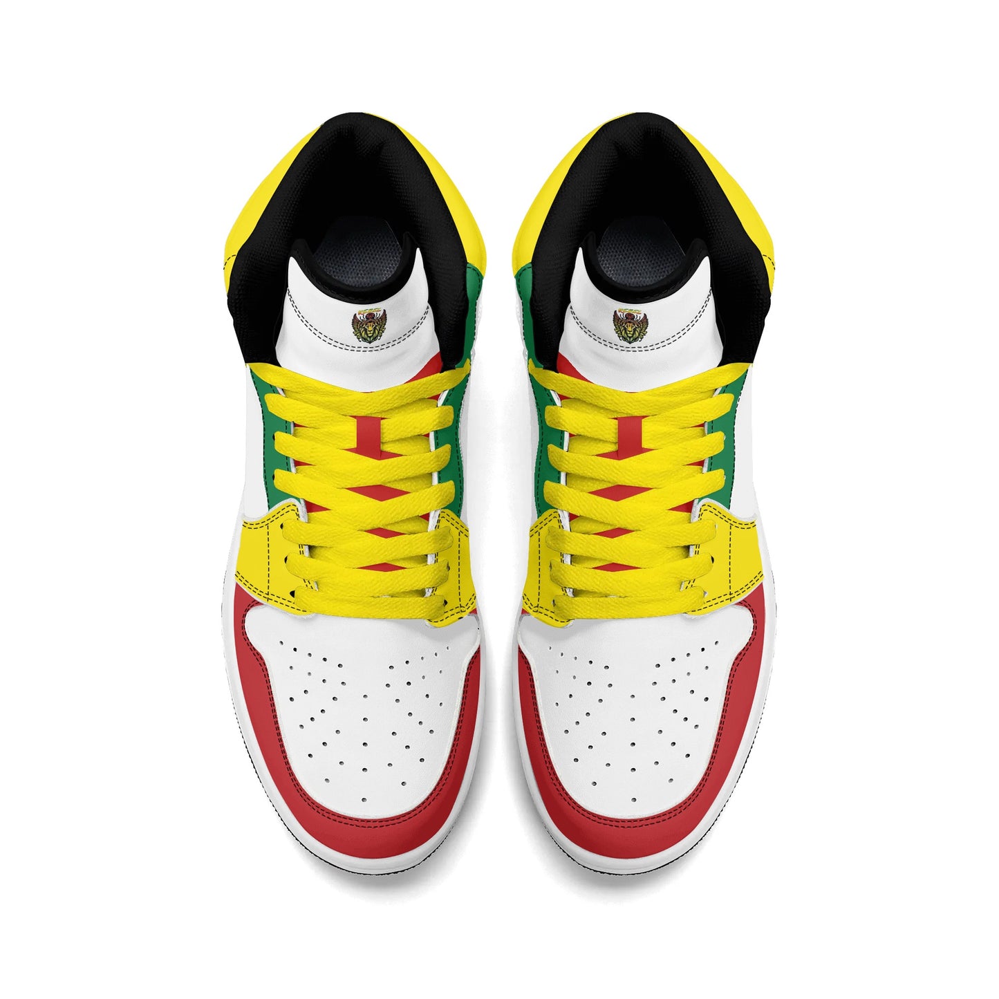 Rasta - Reggae Summer Shoes in red/gold/green colorway
