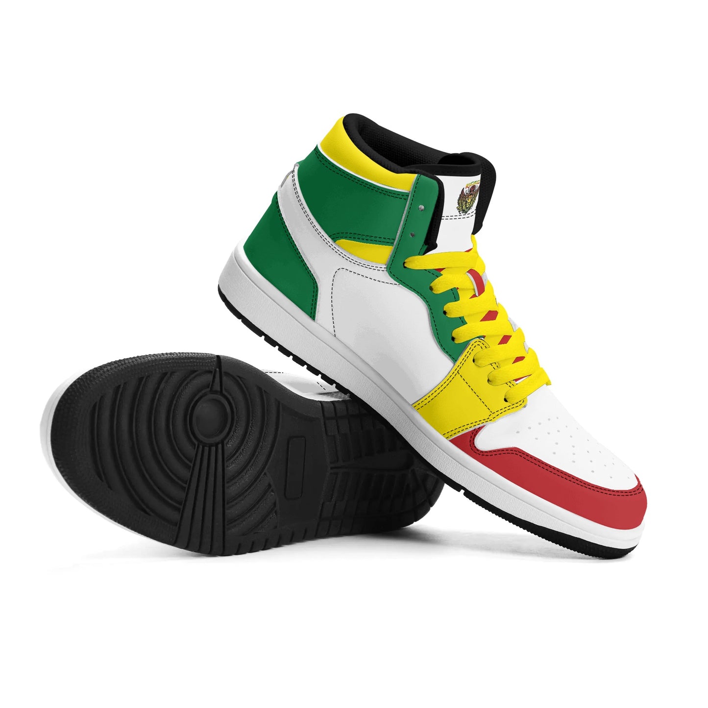 Rasta - Reggae Summer Shoes in red/gold/green colorway