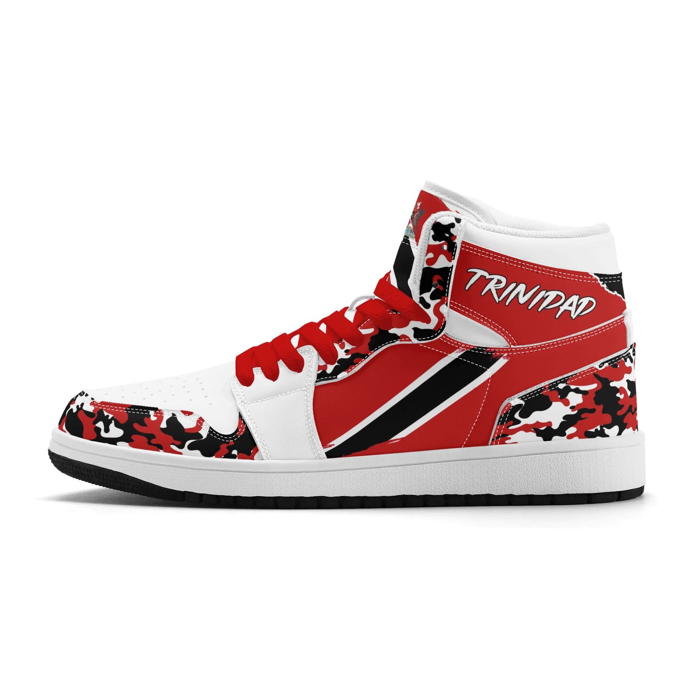 Trinidad Tobago Camo White Shoes Jamrock Classics High