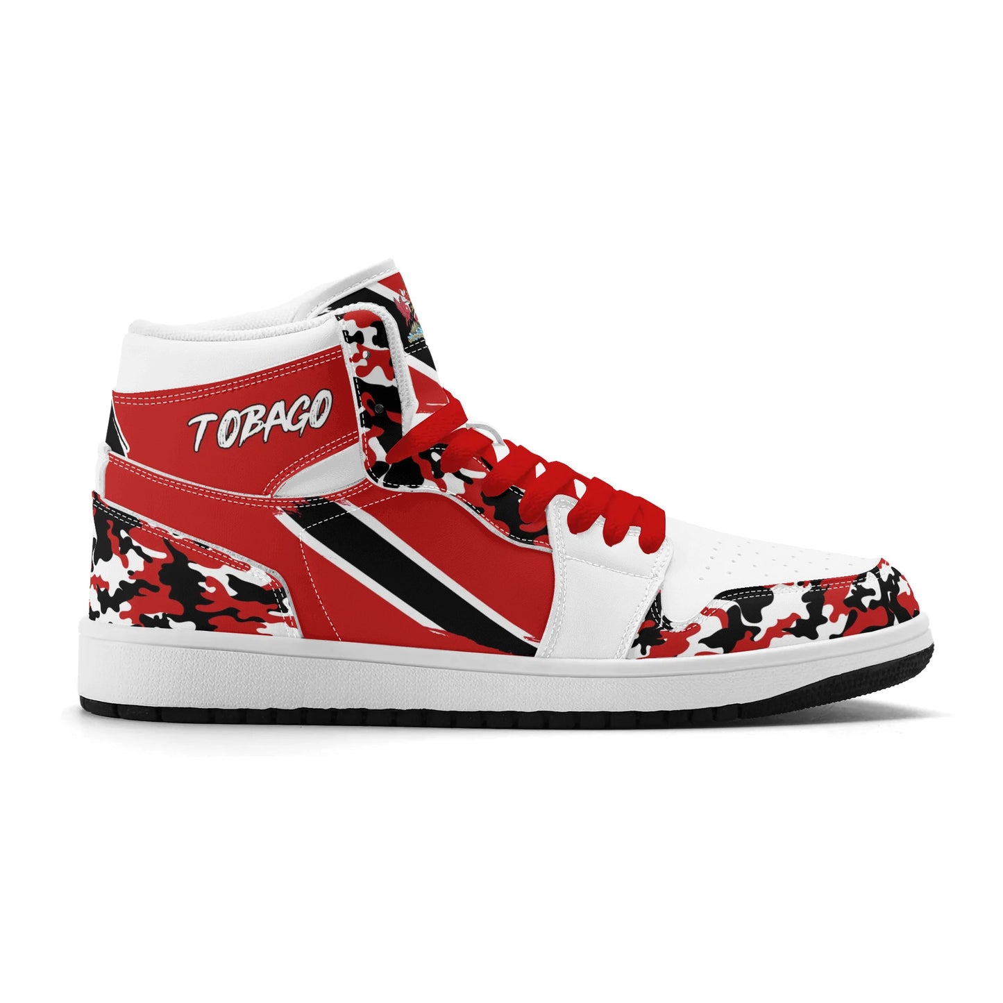 Trinidad - Tobago Shoes with camo print in white colorway