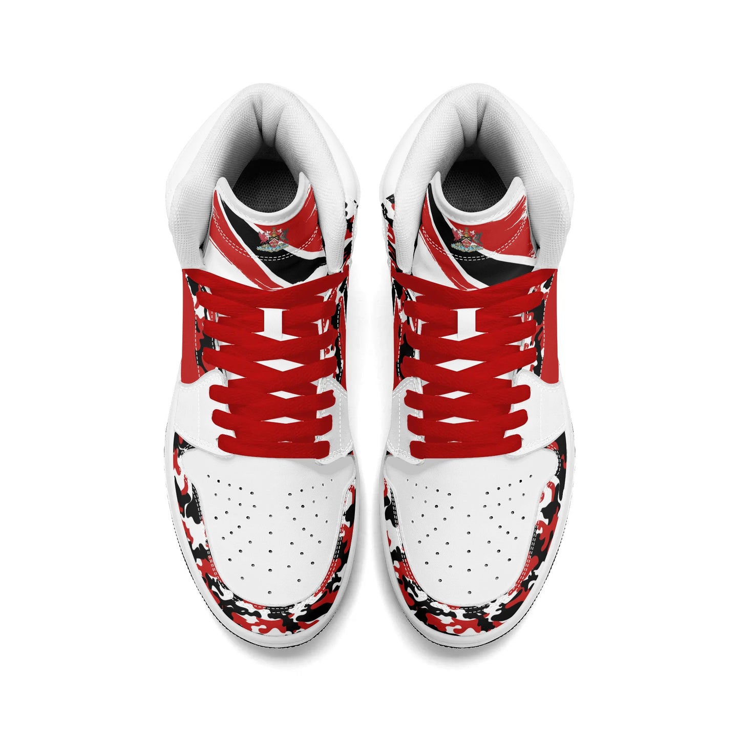 Trinidad - Tobago Shoes with camo print in white colorway