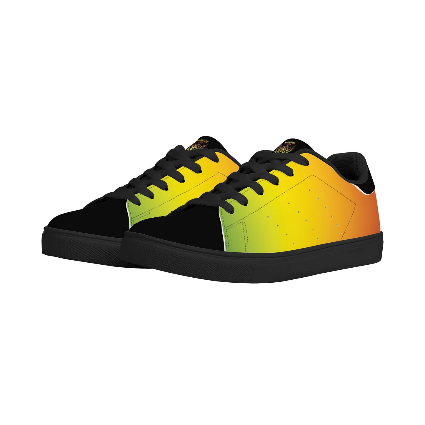 Rasta Summer Black Shoes Ackee Walkers