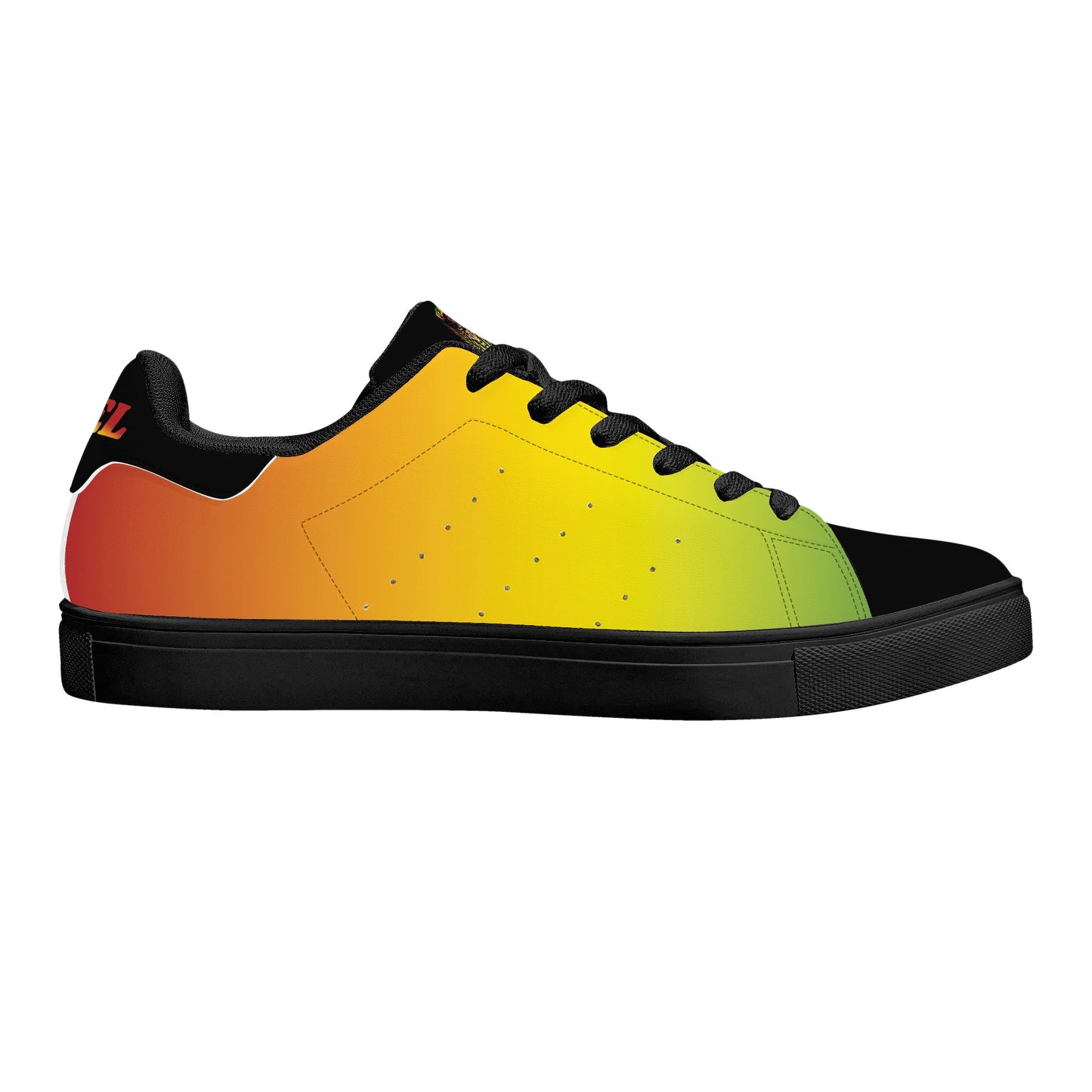Rasta Summer Black Shoes in black colorway