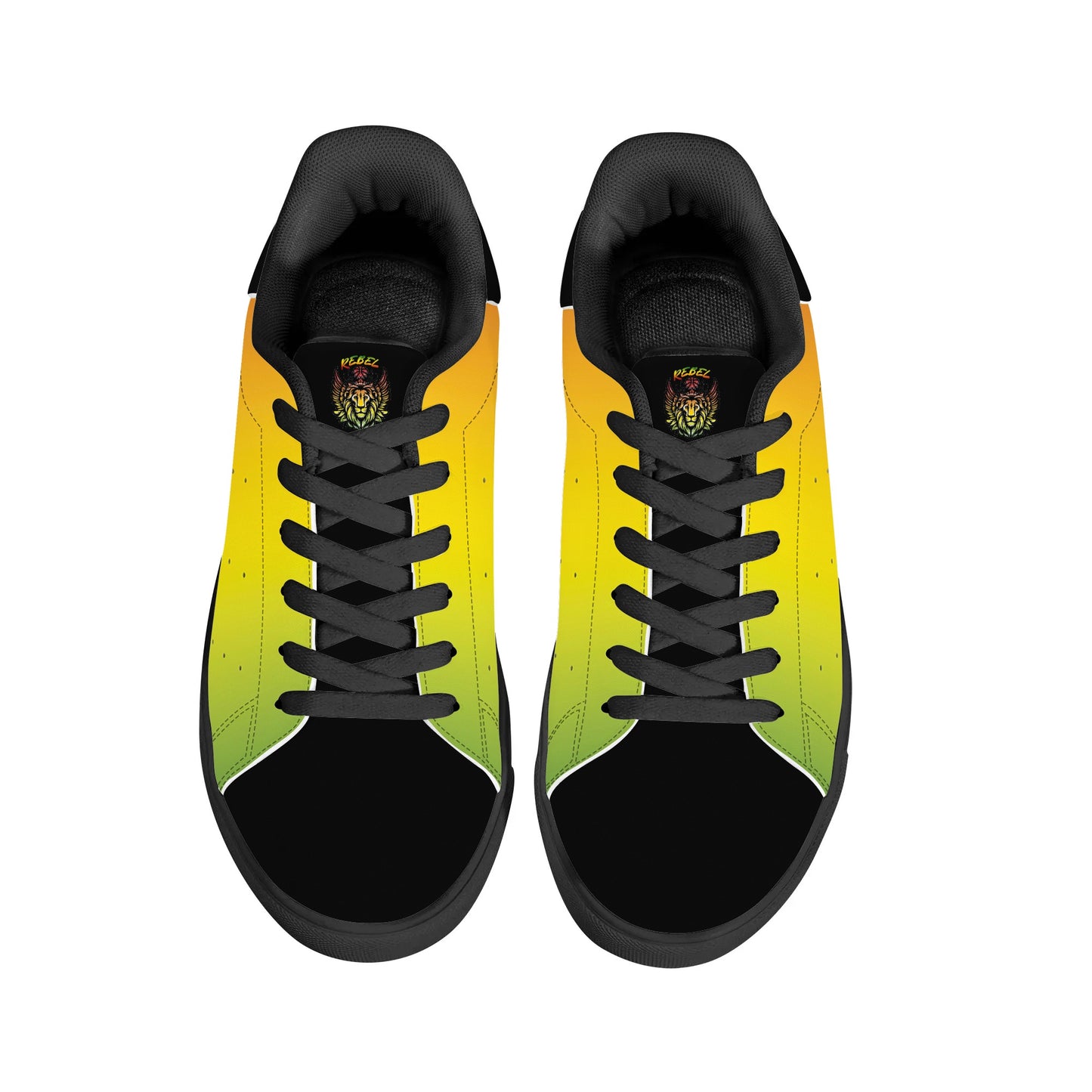 Rasta Summer Black Shoes in black colorway