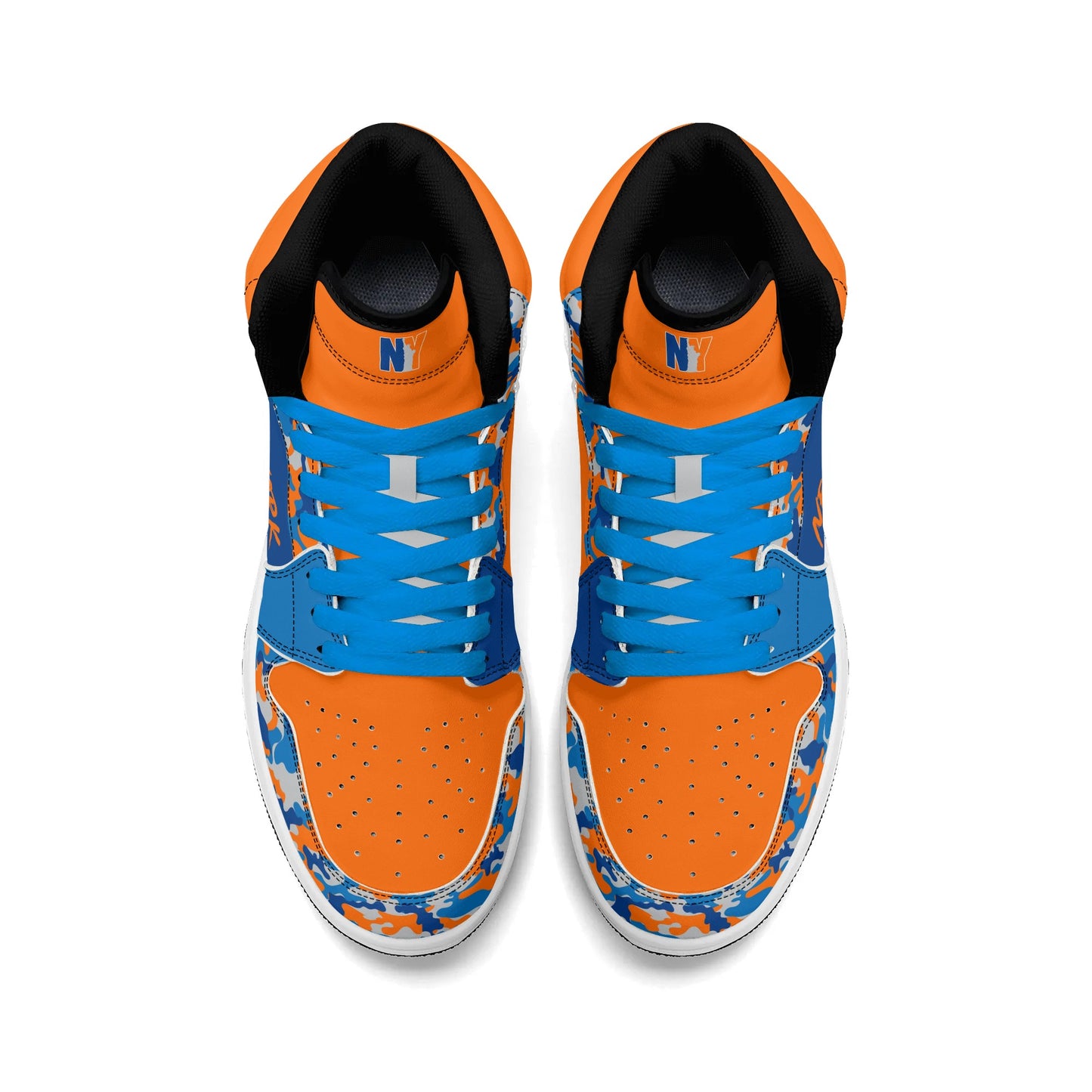 New York Basketball Shoes with camo print