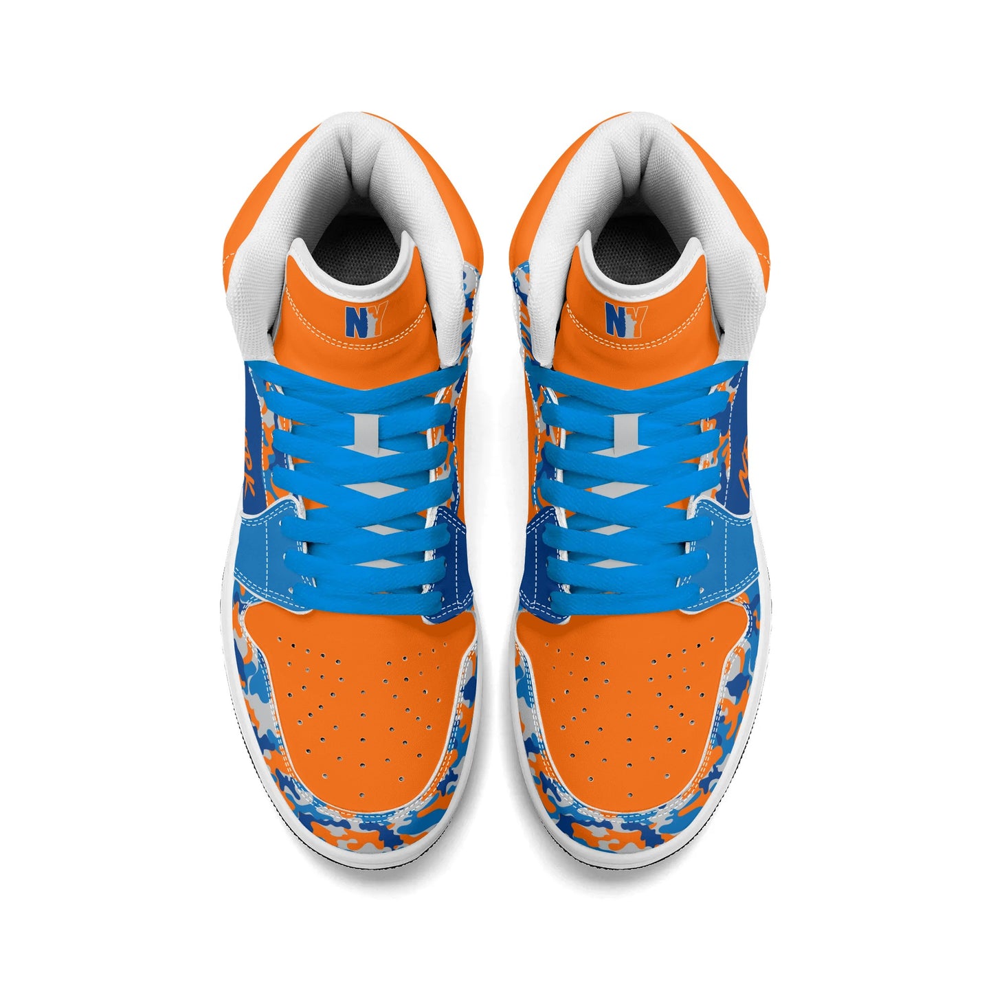 New York Basketball Shoes with camo print