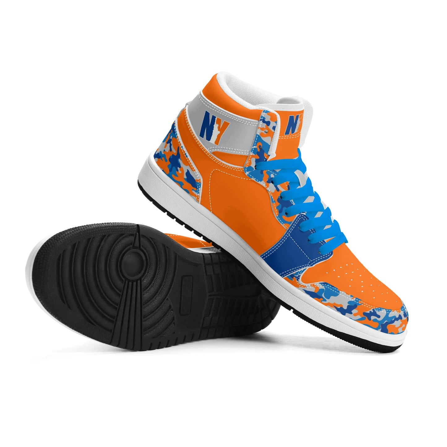New York Basketball Shoes with camo print