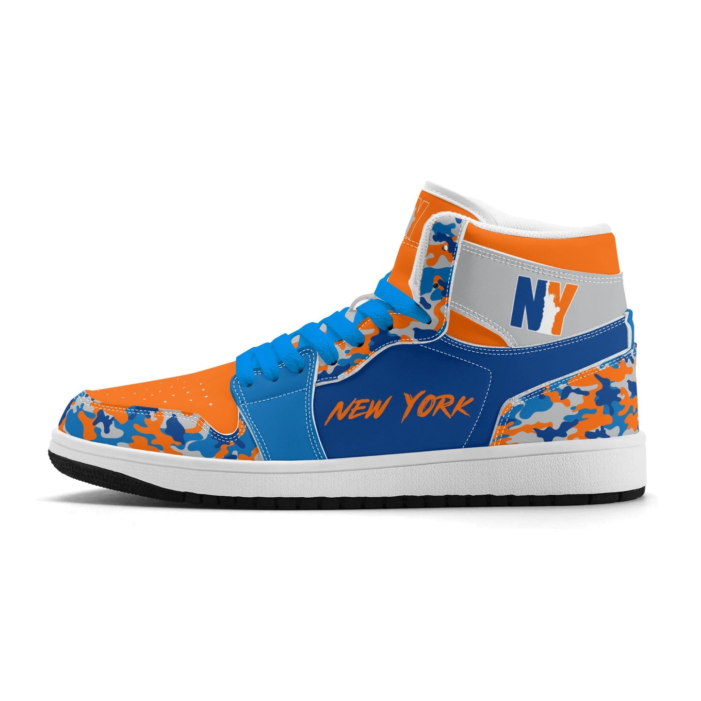 New York Basketball Shoes with camo print