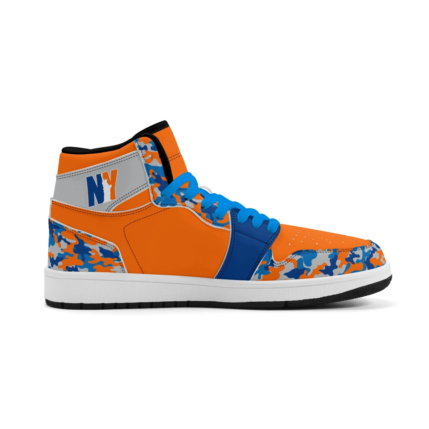 New York Basketball Shoes with camo print