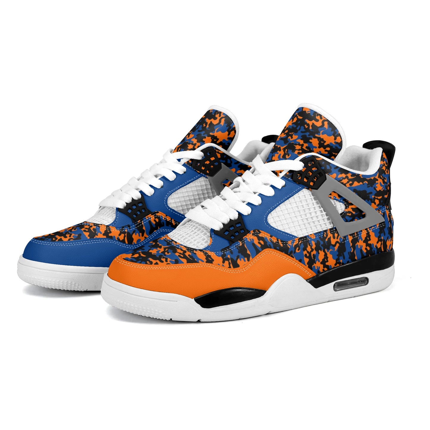 NYC Basketball Camo Shoes with camo print
