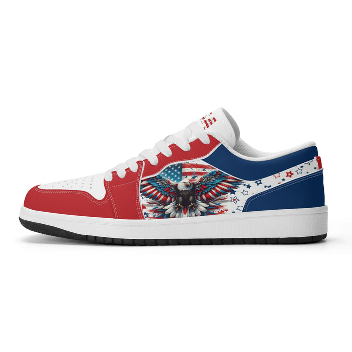 American Flag Shoes - Eagle - Jamrock Low Sneakers