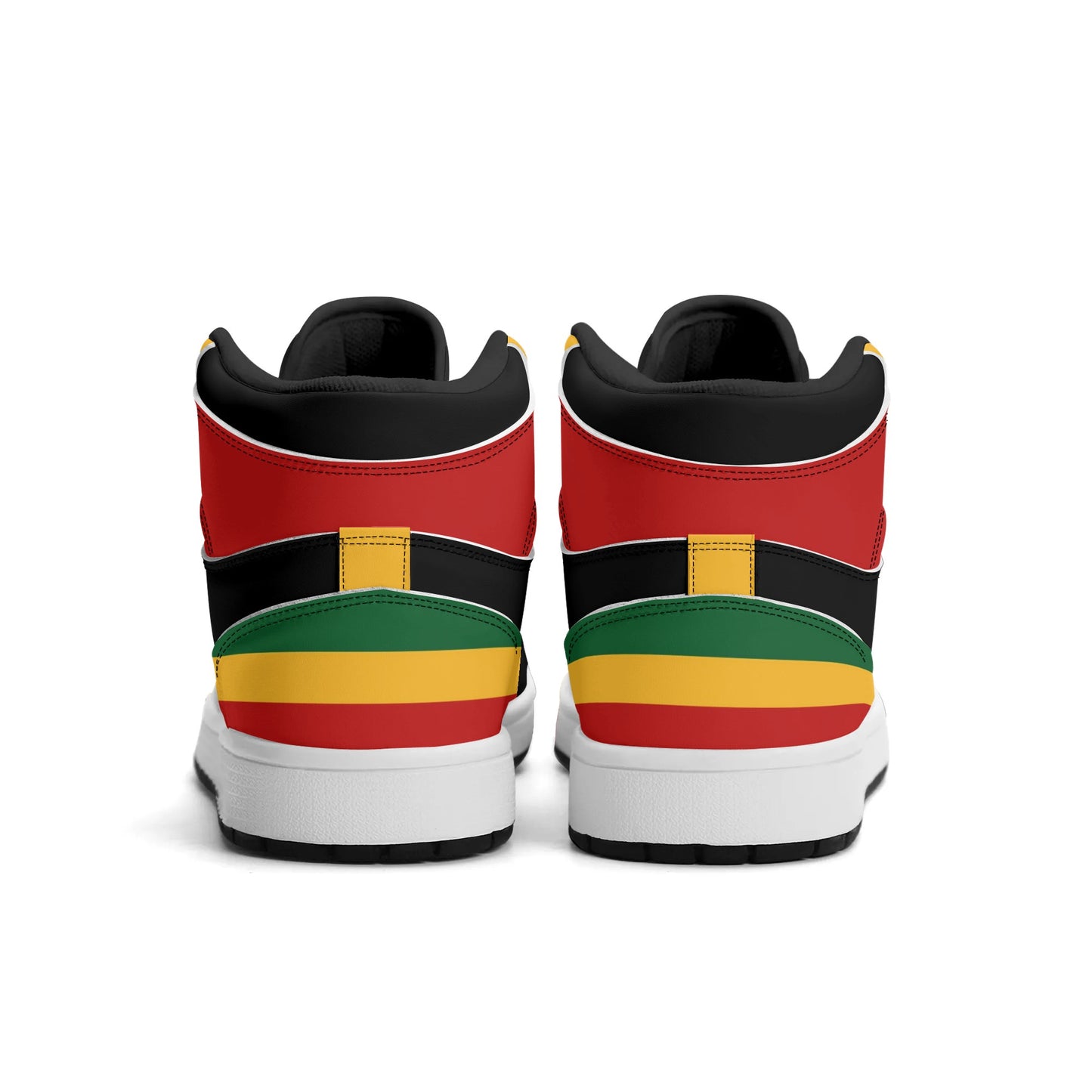 Rasta Colors Shoes in red/gold/green colorway