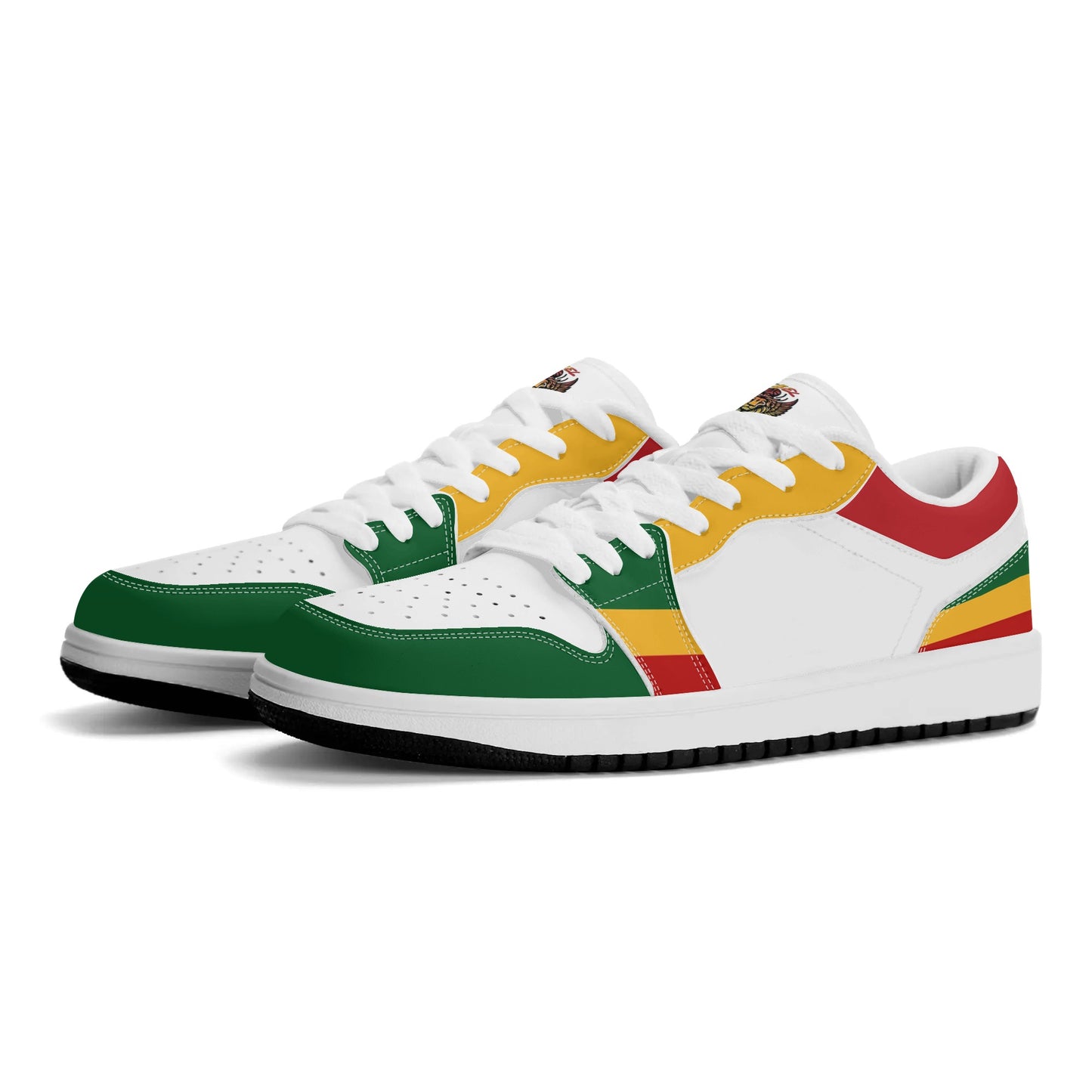 Rasta White Jamrock Classics Low