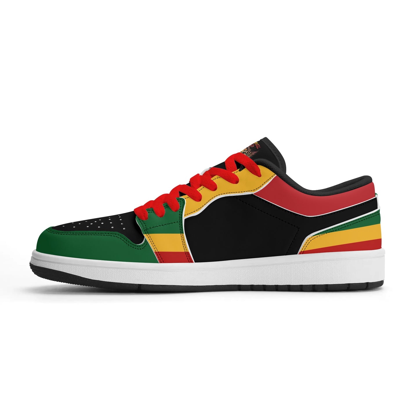 Rasta Black Shoes in black colorway