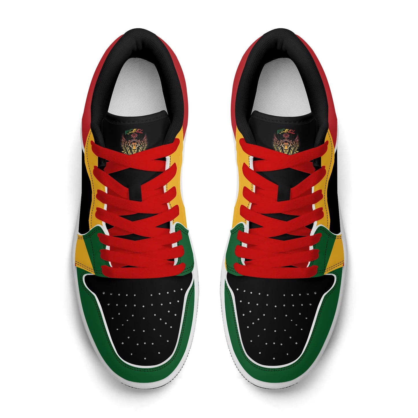 Rasta Black Shoes in black colorway