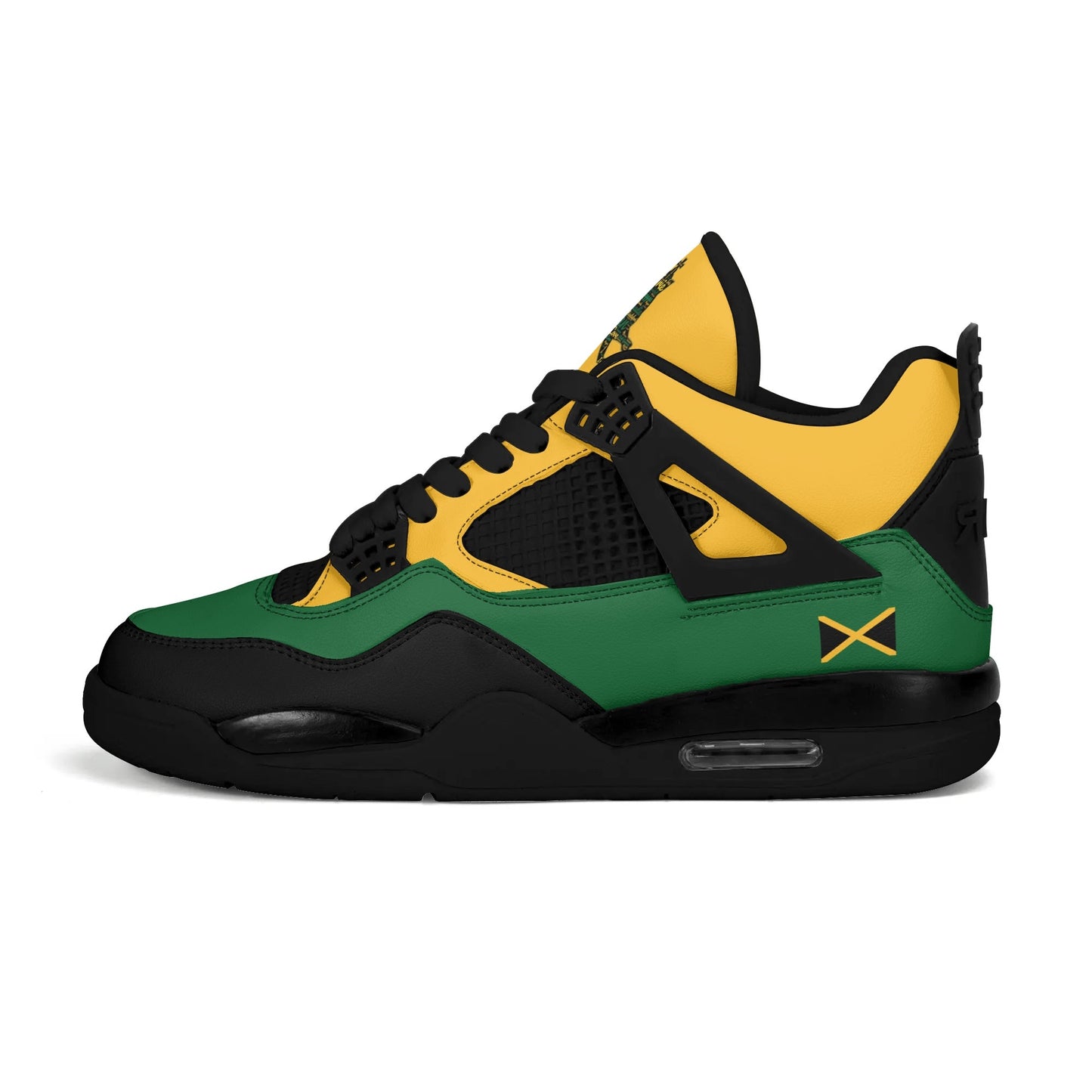 Lion of Judah Mid Shoes with lion graphic
