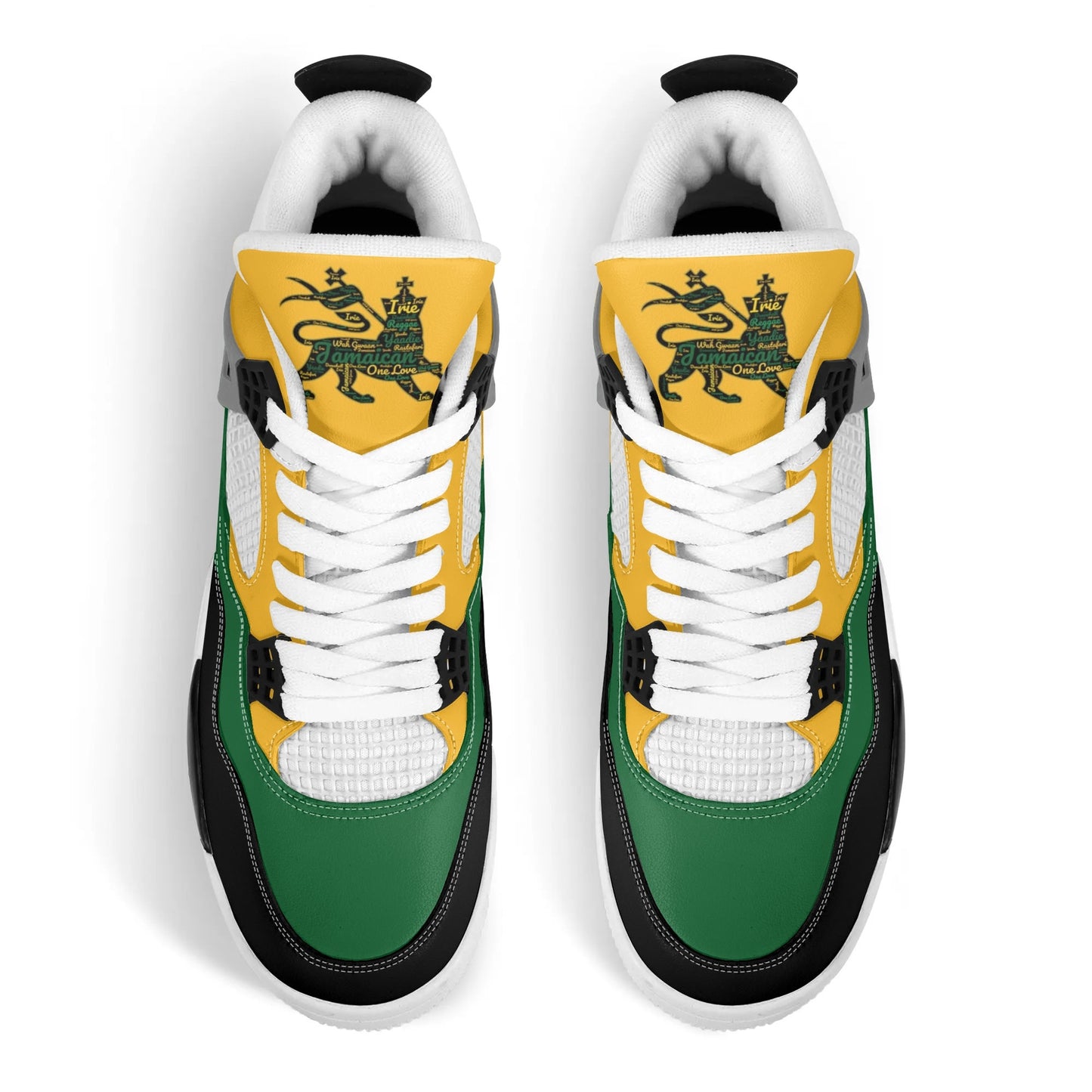 Lion of Judah Mid Shoes with lion graphic