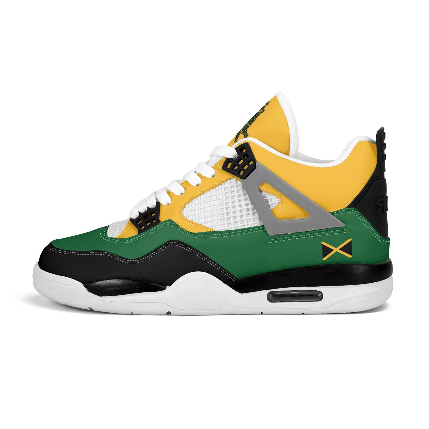 Lion of Judah Mid Shoes with lion graphic