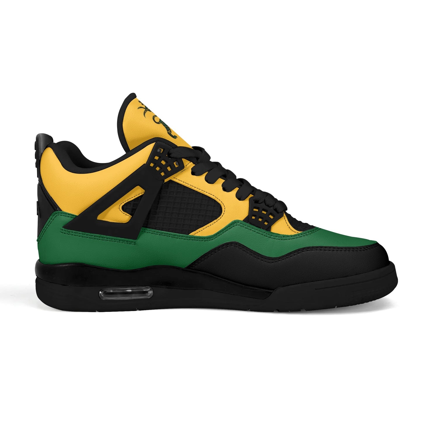 Lion of Judah Mid Shoes with lion graphic