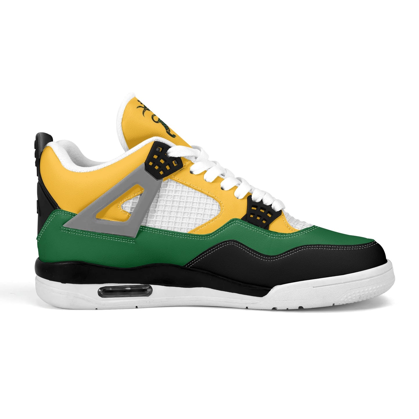 Lion of Judah Mid Shoes with lion graphic