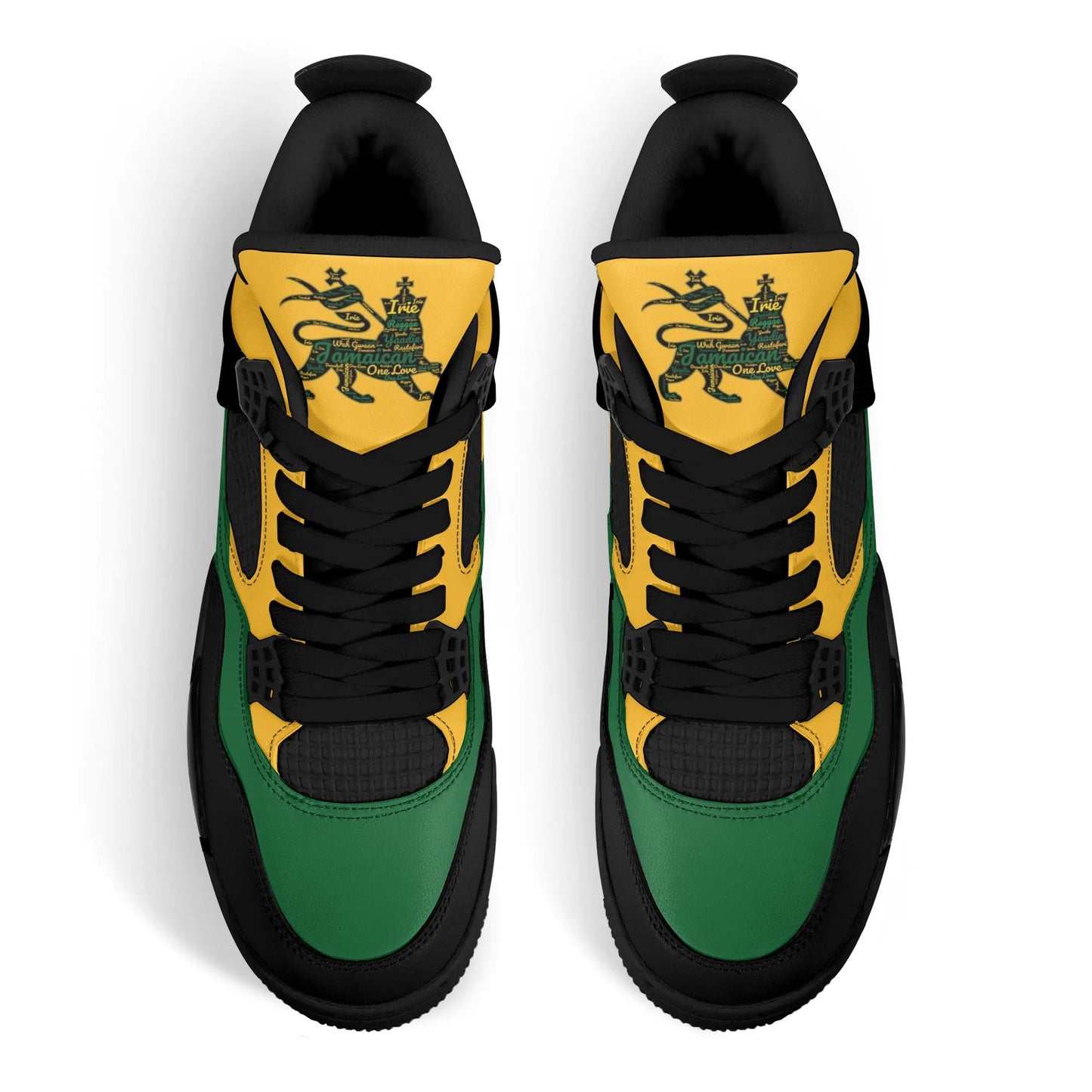 Lion of Judah Mid Shoes with lion graphic