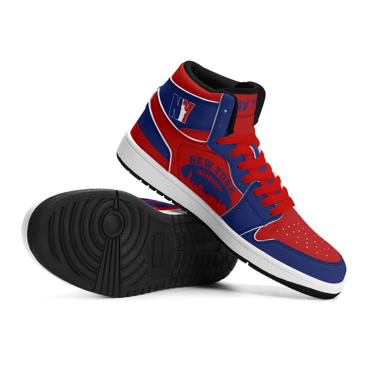 New York Football Shoes Red in red colorway