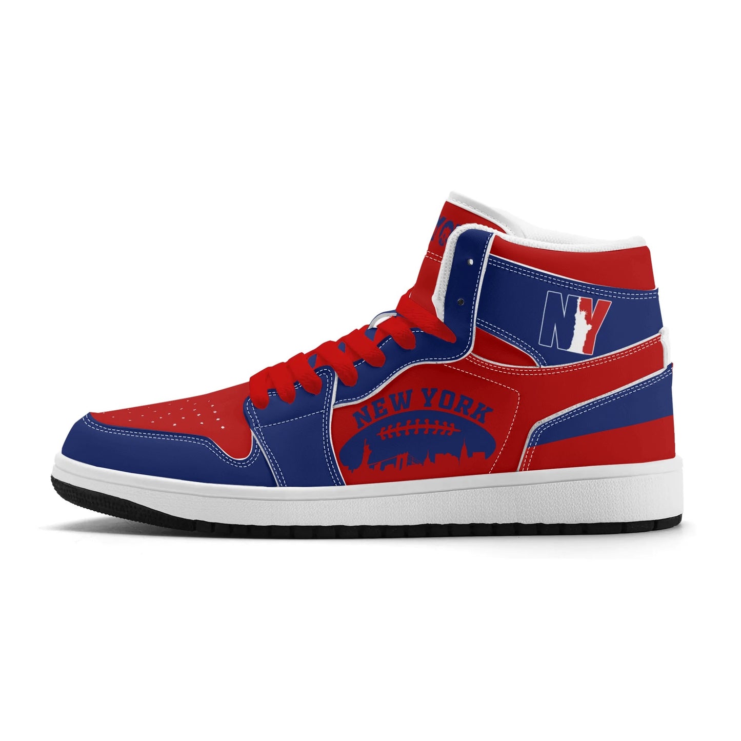 New York Football Shoes Red in red colorway