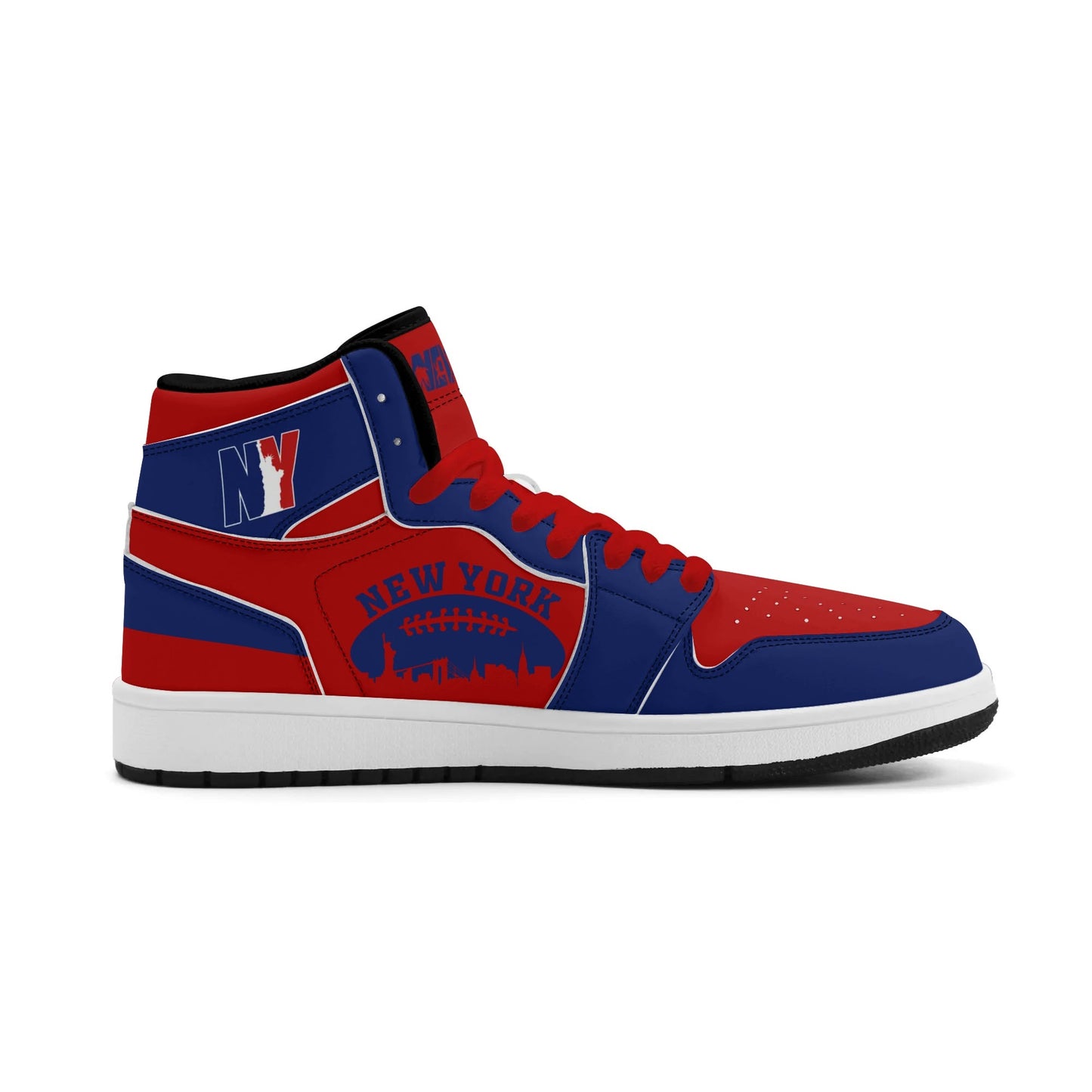 New York Football Shoes Red in red colorway