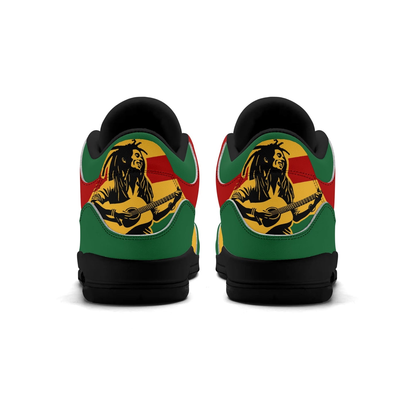 Rasta Sneakers in red/gold/green colorway