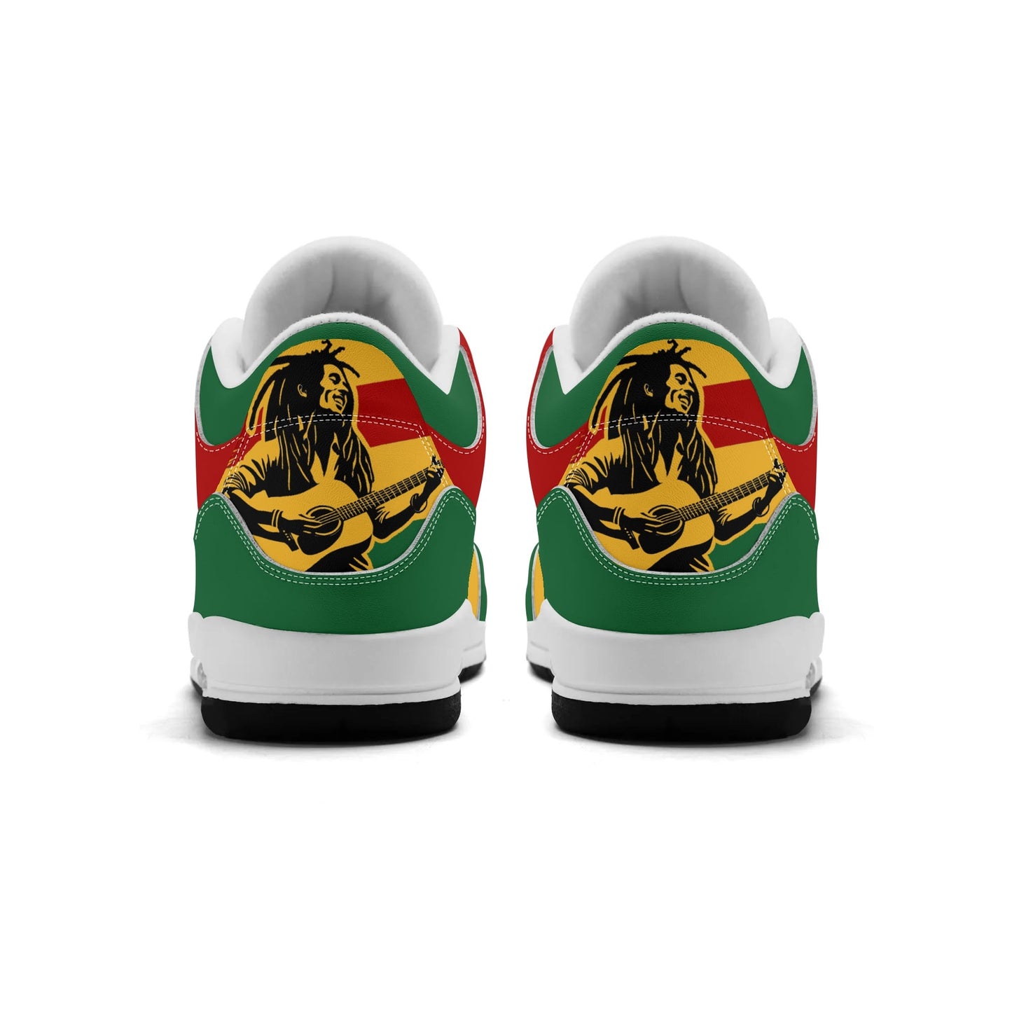 Rasta Sneakers in red/gold/green colorway