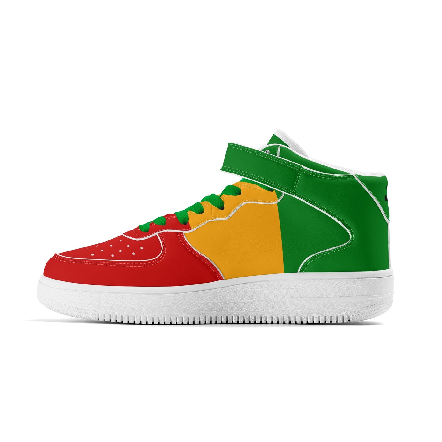Rasta Colorway Shoes in red/gold/green colorway