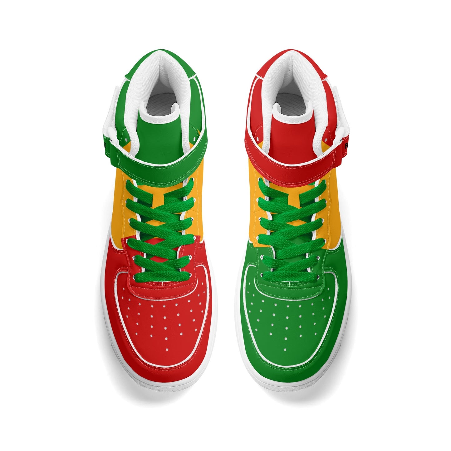 Rasta Colorway Shoes in red/gold/green colorway