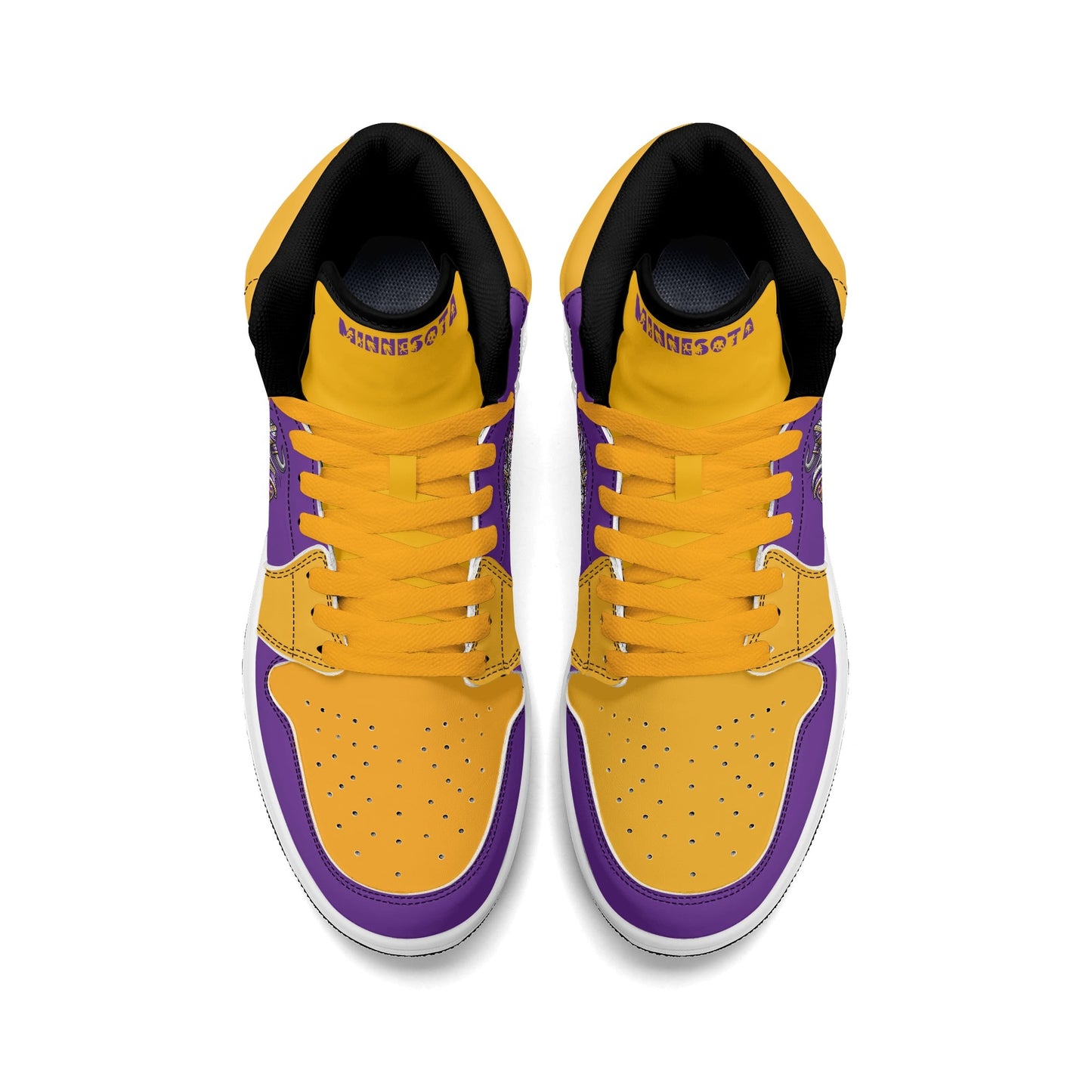 Minnesota Football Shoes PG in gold/purple colorway