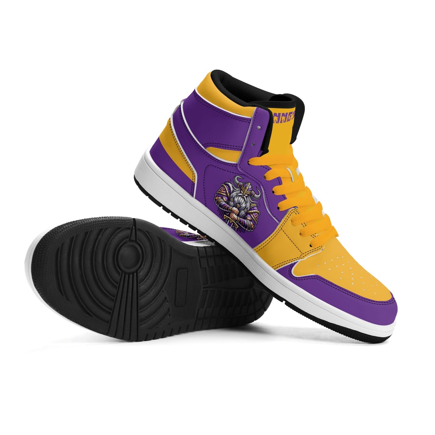 Minnesota Football Shoes PG in gold/purple colorway